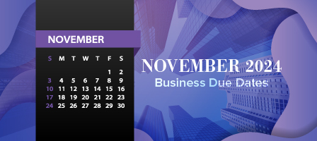 The November 2024 Business Due Dates